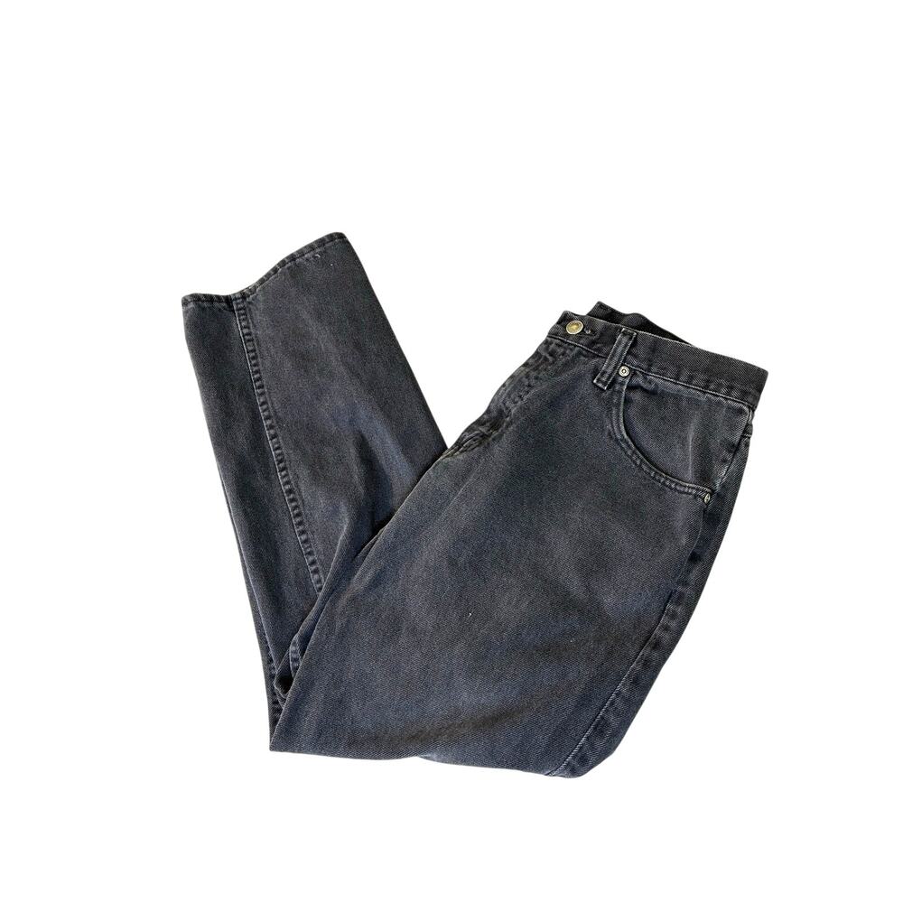 Vintage Y2K Wrangler Black Jeans 32x30 Faded Denim